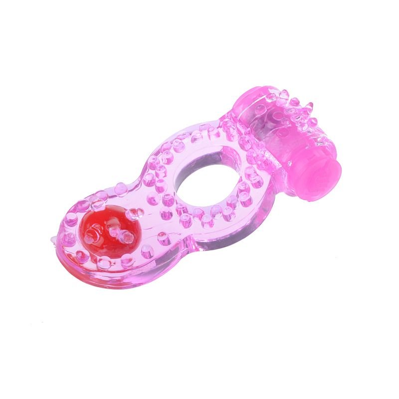 Imagem referente ao produto ANEL PENIANO COM VIBRO E PÉROLA ESTIMULADORA - 35555