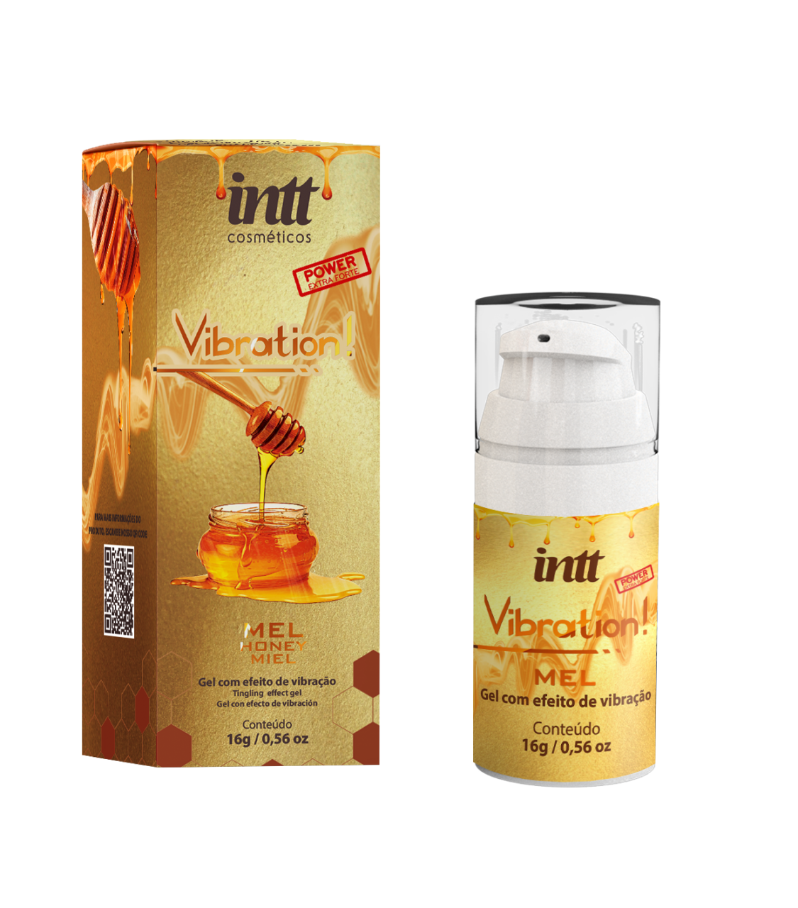 Imagem referente ao produto VIBRATION GEL COM VIBRAÇÃO UNISSEX​ - 35545